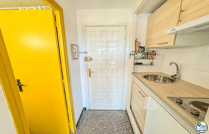 Estudio con vistas panorámicas y vistas al mar en Roses