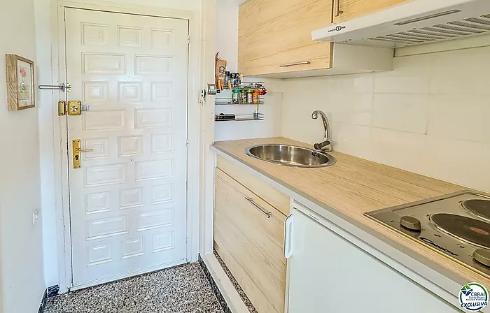 Estudio con vistas panorámicas y vistas al mar en Roses