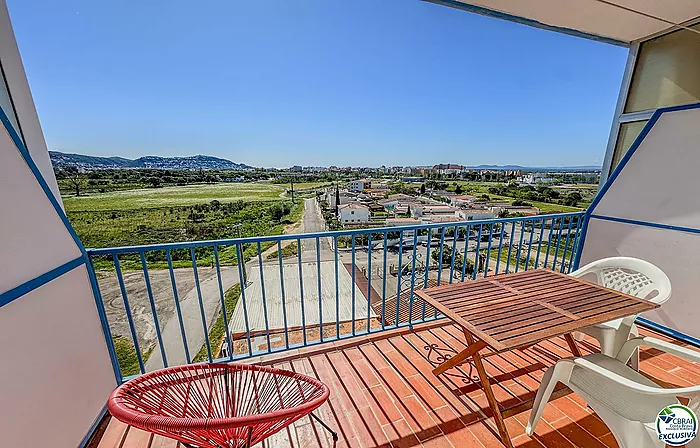 Estudio con vistas panorámicas y vistas al mar en Roses