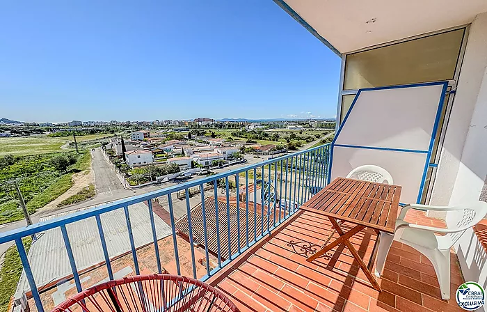 Estudio con vistas panorámicas y vistas al mar en Roses