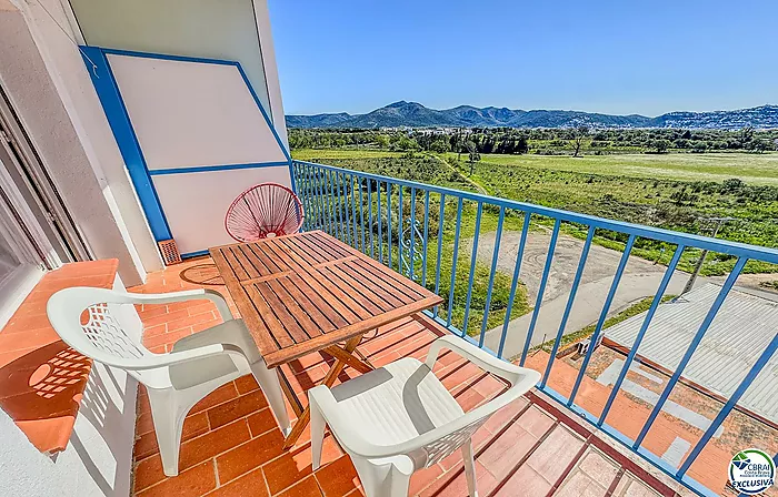 Estudio con vistas panorámicas y vistas al mar en Roses