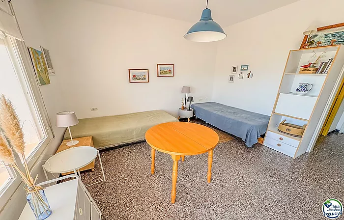 Estudio con vistas panorámicas y vistas al mar en Roses