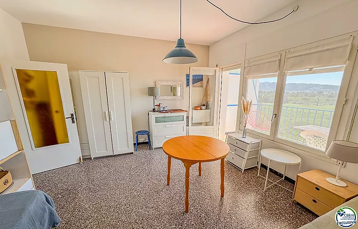 Estudio con vistas panorámicas y vistas al mar en Roses