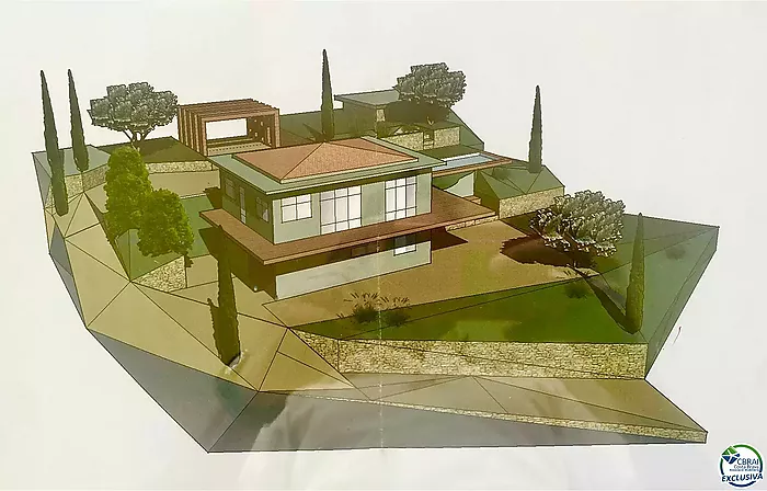 Gran casa moderna en construcción en Els Olivars. Una oportunidad única para personalizar su vivienda. Se vende en su estado actual.