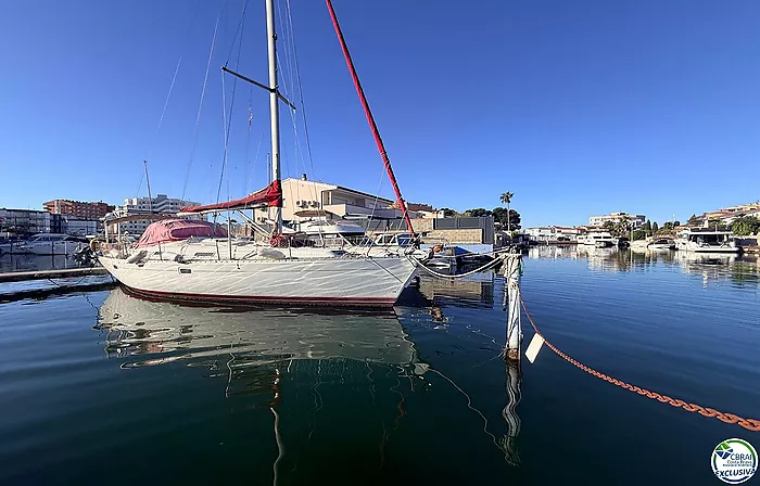 Amarre de 3 x 8 metros, para embarcación de de vela y de motor.