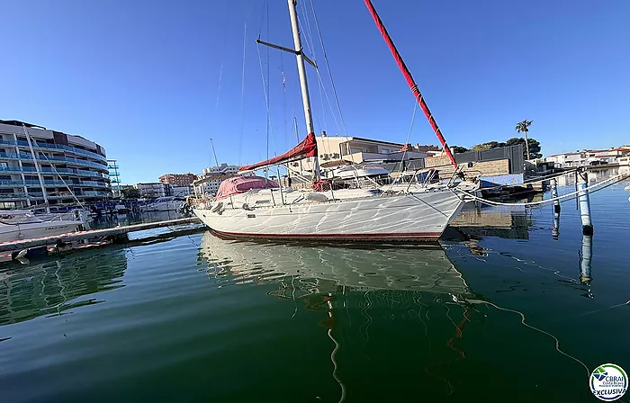Amarre de 3 x 8 metros, para embarcación de de vela y de motor.
