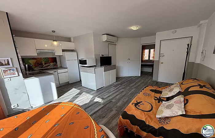Apartment with terrace and swimming pool in Empuriabrava