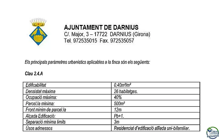 For sale in Darnius