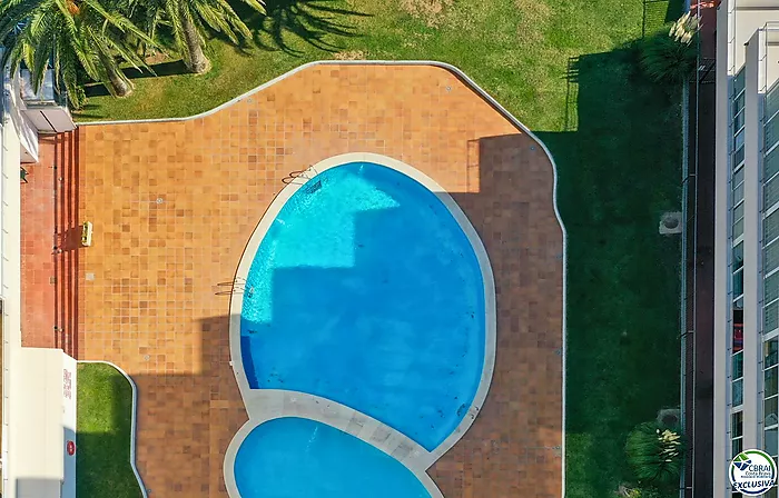 Studio with pool and lateral sea views — Santa Margarida, Roses