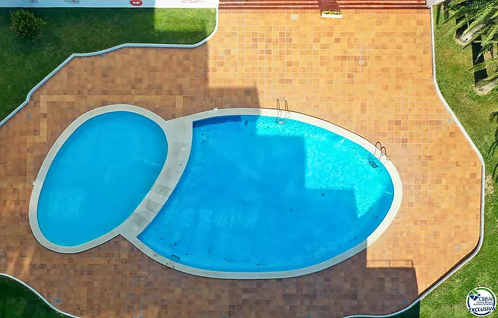 Studio with pool and lateral sea views — Santa Margarida, Roses