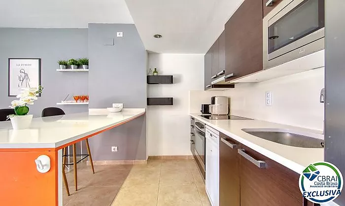 Apartament modern en planta baixa amb terrassa i piscina a Santa Margarida