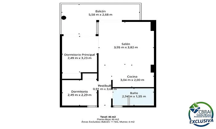 Apartament modern en planta baixa amb terrassa i piscina a Santa Margarida