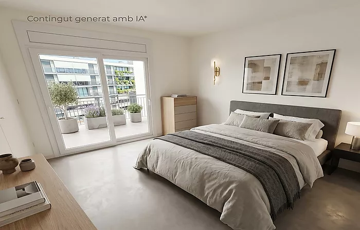 Apartamento luminoso con terraza — Última planta, Santa Margarita, Roses