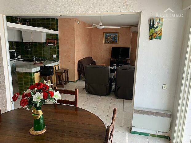 Rare Double Appartement à Santa Margarita Rosas avec Amarrage communautaire de 7 mètres