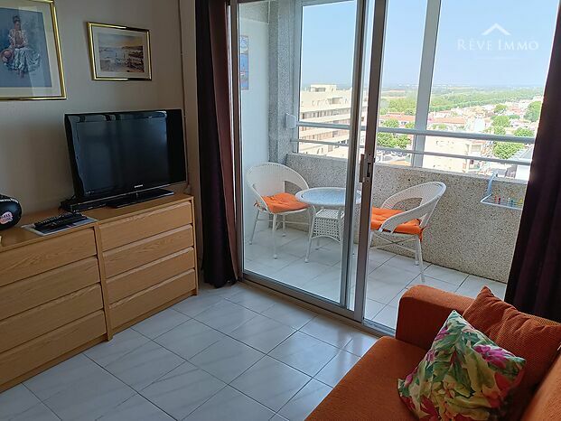 Bonito Estudio en Priméra linéa de Mar Empuriabrava