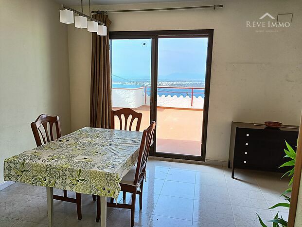 Appartement avec une vue époustouflante sur la baie de Rosas